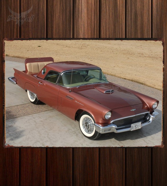 Металлическая табличка Ford Thunderbird Rumble Seat Металлическая табличка Ford Thunderbird Rumble Seat